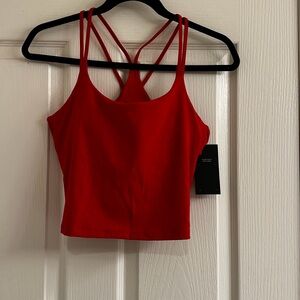 Fabletics Bold Red Strappy Top